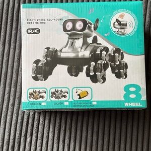 Eight-Wheel Robotic Dog - Silver